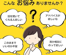 聞き役、アドバイスを行います イメージ1