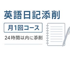 月1回気軽に英語アウトプット　英語日記を添削します イメージ1