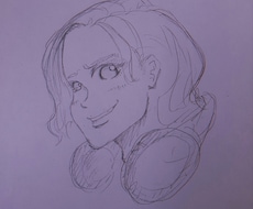 お写真不要 細線 似顔絵 描きます イメージ1