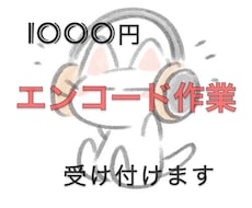 エンコードのみ！最短即日で仕上げます イメージ1