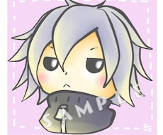 まるっこいＳＮＳのアイコンお描きします 可愛い系アイコンお探しの方はぜひ！ふわっともちもち系アイコン