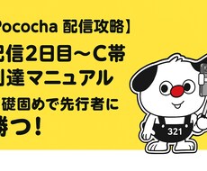 Pococha C帯到達マニュアルを納品します イメージ1