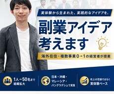現役経営者が副業アイデアを提案します イメージ1