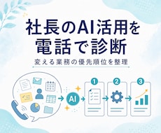 社長、AIで何を変えるべきか診断します AI導入業務改善DXの優先順位を整理し次の一歩を明確にします