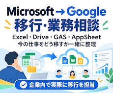 Googleへの業務移行を一緒に整理します イメージ1