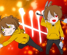 動画・配信に使用できるサムネイル作成します 指定キャラクターからゲームタイトル雰囲気絵まで何でもござれ