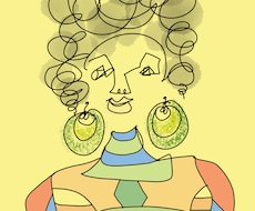 ポップカラーで一筆書きイラストを描きます イメージ1