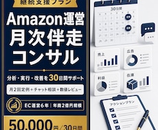 Amazon運営を1か月間伴走サポートします イメージ1