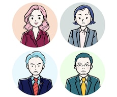 あなたの魅力を活かす☆シンプルな似顔絵 描きます イメージ1