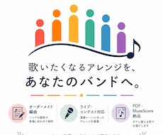 個性を活かすオーダーメイドアカペラ編曲します イメージ1