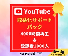 登録者＋１０００人＆再生時間４０００時間拡散します ⭐️期間限定価格⭐️ユーチューブを収益化に拡散します❗️