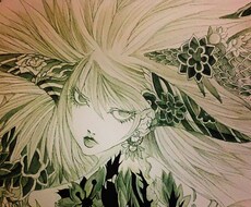 ダークテイストのイラスト・デザイン承ります ホラー／ダークファンタジー創作キャラや魔物／表紙や挿絵など