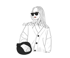 シンプルなイラストを描きます お写真をそのままイラスト化します。