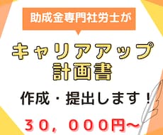 助成金専門社労士がキャリアアップ計画書を作成します キャリアアップ助成金を申請したい事業主向け！