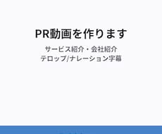 5,000円〜でPR・紹介動画を作ります イメージ1