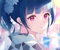 可愛くて綺麗なアイコン描きます 即対応可！オリジナルでも版権でもOKです！