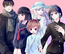 ゲーム、TRPG等の立ち絵承ります イメージ1