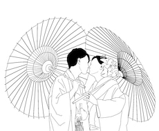 シンプルなブライダルイラスト描きます イメージ1