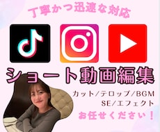 丁寧・迅速な対応でショート動画編集します テンポ感のある見やすい動画編集お任せください！