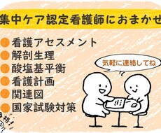 集中ケア認定看護師がお助けします イメージ1
