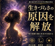 生きづらさの原因を解放します