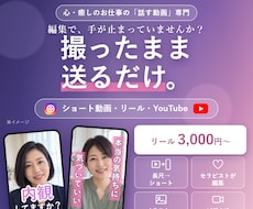話す動画に合わせてカット・テロップ編集します イメージ1
