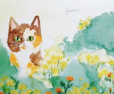 お好きな動物 × 景色で水彩イラスト制作します イメージ1