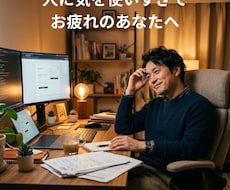 肩の力を抜ける場所を探しているあなたに寄り添います 人に気を使いすぎて疲れたあなたへ100%味方になる3日間