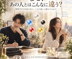 生年月日から二人の相性・違いを数秘で読み解きます イメージ1