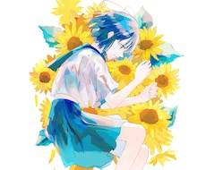 鮮やかで目を引くイラスト描きます MVのサムネイル、挿絵などにいかがでしょうか!!