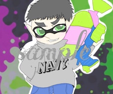 あなただけのSNSなどのアイコン描きます イメージ1