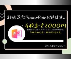 発表用・商業用PowerPointスライド作ります イメージ1