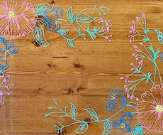 アクリルシールドに素敵な花をさかせます イメージ1