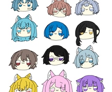 ミニキャライラストを描きます イメージ1