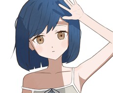 アニメ調の人物SNSアイコンを制作します イメージ1
