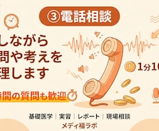 医療・福祉の疑問を電話で一緒に整理します 学習・実習・レポート・現場の相談に対応