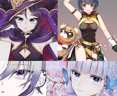 動画内イラスト、サムネイル、アイコン等描きます イメージ1
