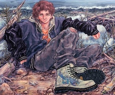 海と男性のイラスト描きます イメージ1