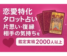 片思い・復縁・相手の気持ちを徹底鑑定します イメージ1