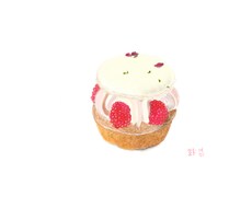 あなたのハンドメイドお菓子の絵をおしゃれに描きます メニュー表やショップカードに、おいしそうなお菓子の絵