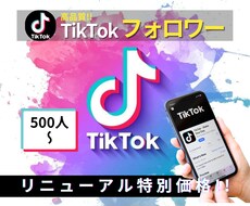 TikTokのフォロワー増やします リニューアルスタート"特別価格"50名様限定‼︎