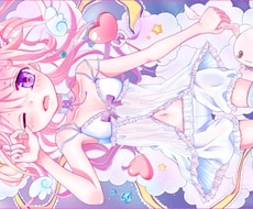 可愛い♪ｔｗｉｔｔｅｒヘッダーイラストお描きします ゆめかわいい、萌え、癒しをお求めの方はぜひご利用ください♪