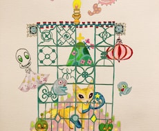 お部屋の片隅に飾れるオリジナルイラスト描きます イメージ1