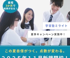 センスの光るチラシ作成いたします イメージ1