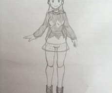 ほんわかな鉛筆イラストを描きます イメージ1