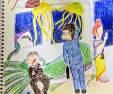 優しいふんわりとしたイラスト描きます 色・動物など内容に合わせ世界を創ります