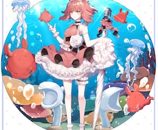 オリジナルキャラクターの立ち絵描きます キャラクターの全身イラストが欲しい方へ