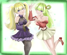 キャラデザやサムネなどの女の子のイラストを制作ます イメージ1