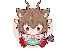 おすわりイラストを作成します イメージ1