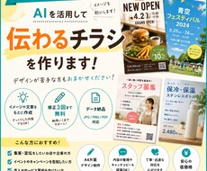 イメージから伝わるチラシを作ります イメージ1